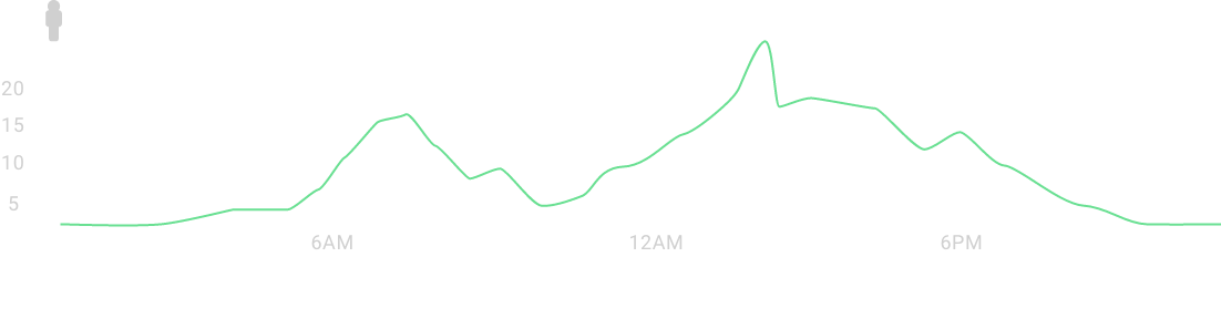 Average Time spent During the Day